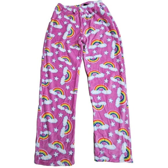 Pajama Pants Women Junior Small Sleepwear Plush Fleece Sleep Fuzzy PJ Bottoms - Picture 1 of 1